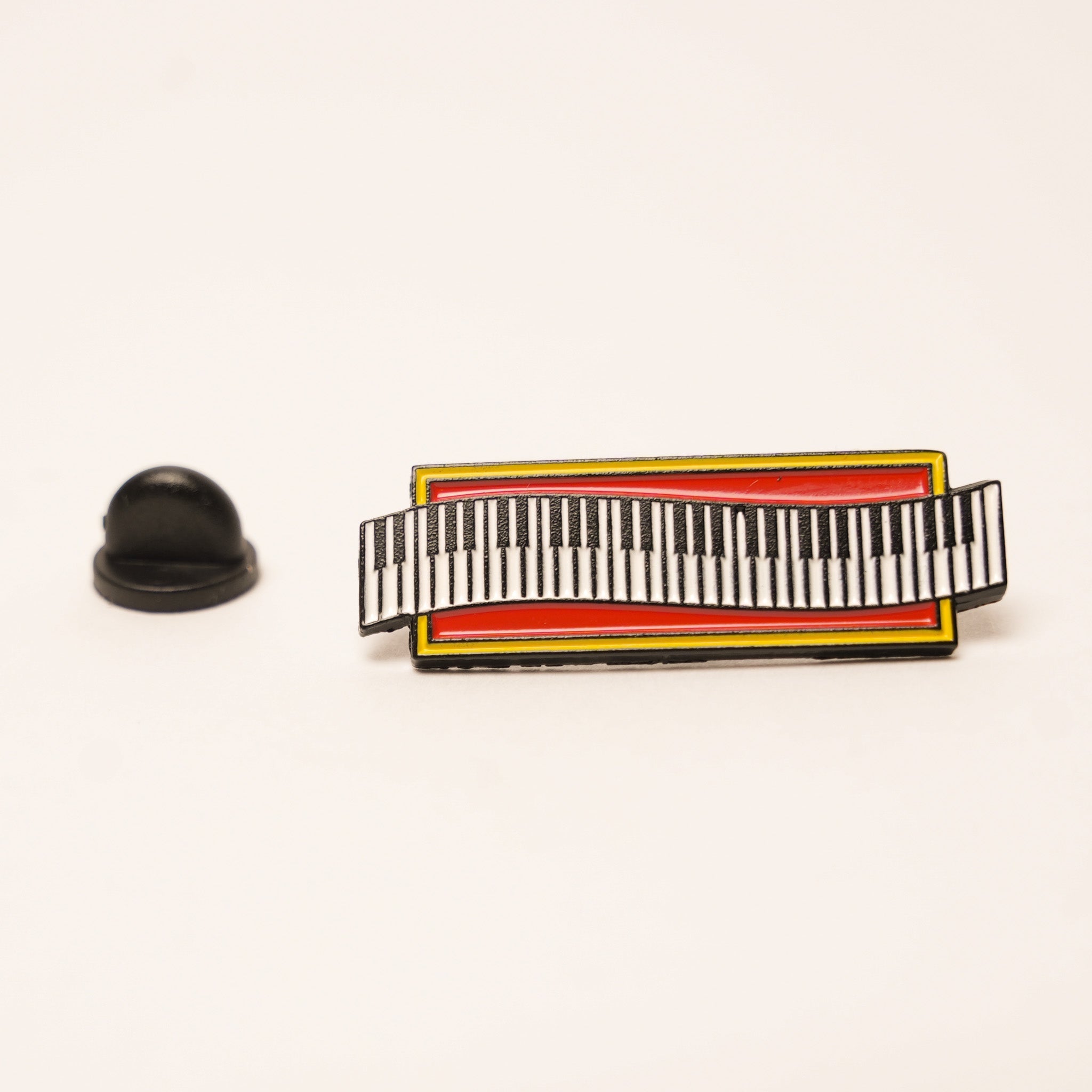 Piano Keys Enamel Pin