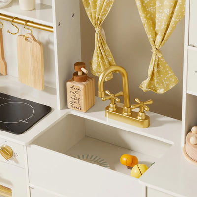 Tiny Land®  Iconic Play Kitchen - Cream - Kidtoycart
