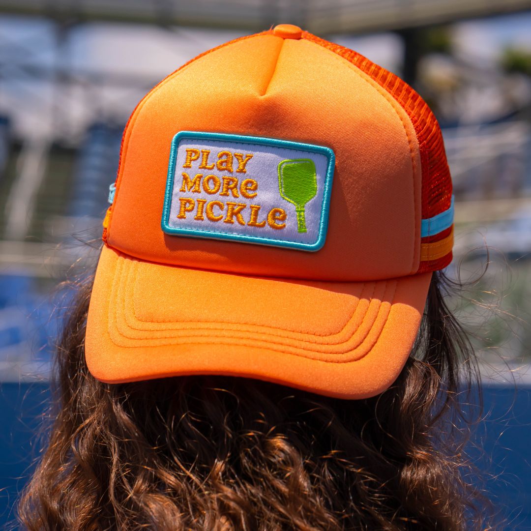 Play More Pickle Orange Hat