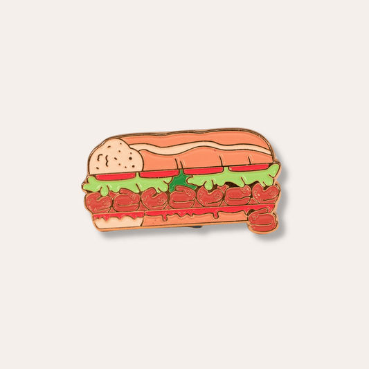 Po'Boy Enamel Pin