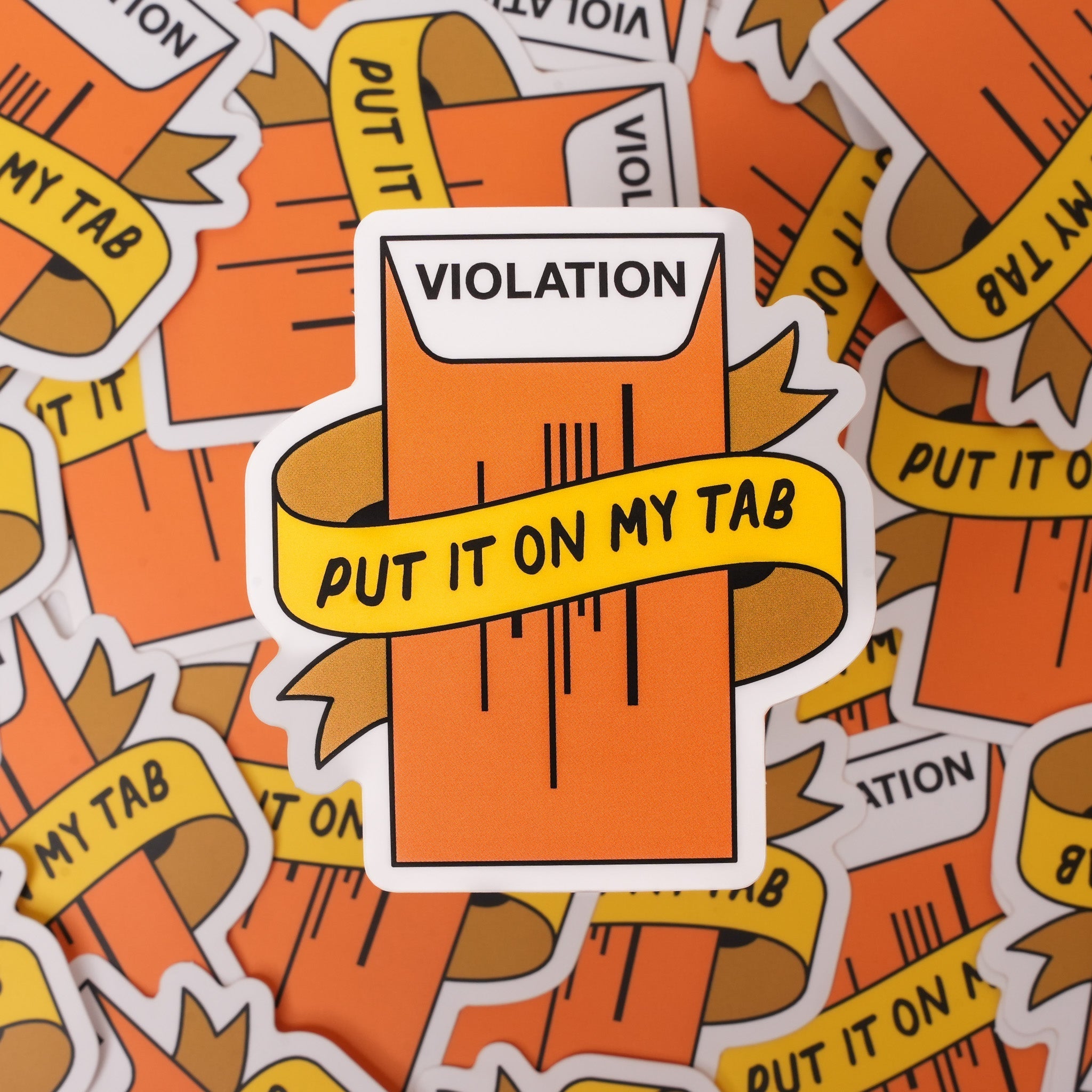 Put It On My Tab Sticker