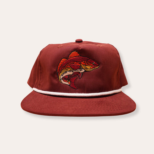 Redfish Rope Hat - Maroon