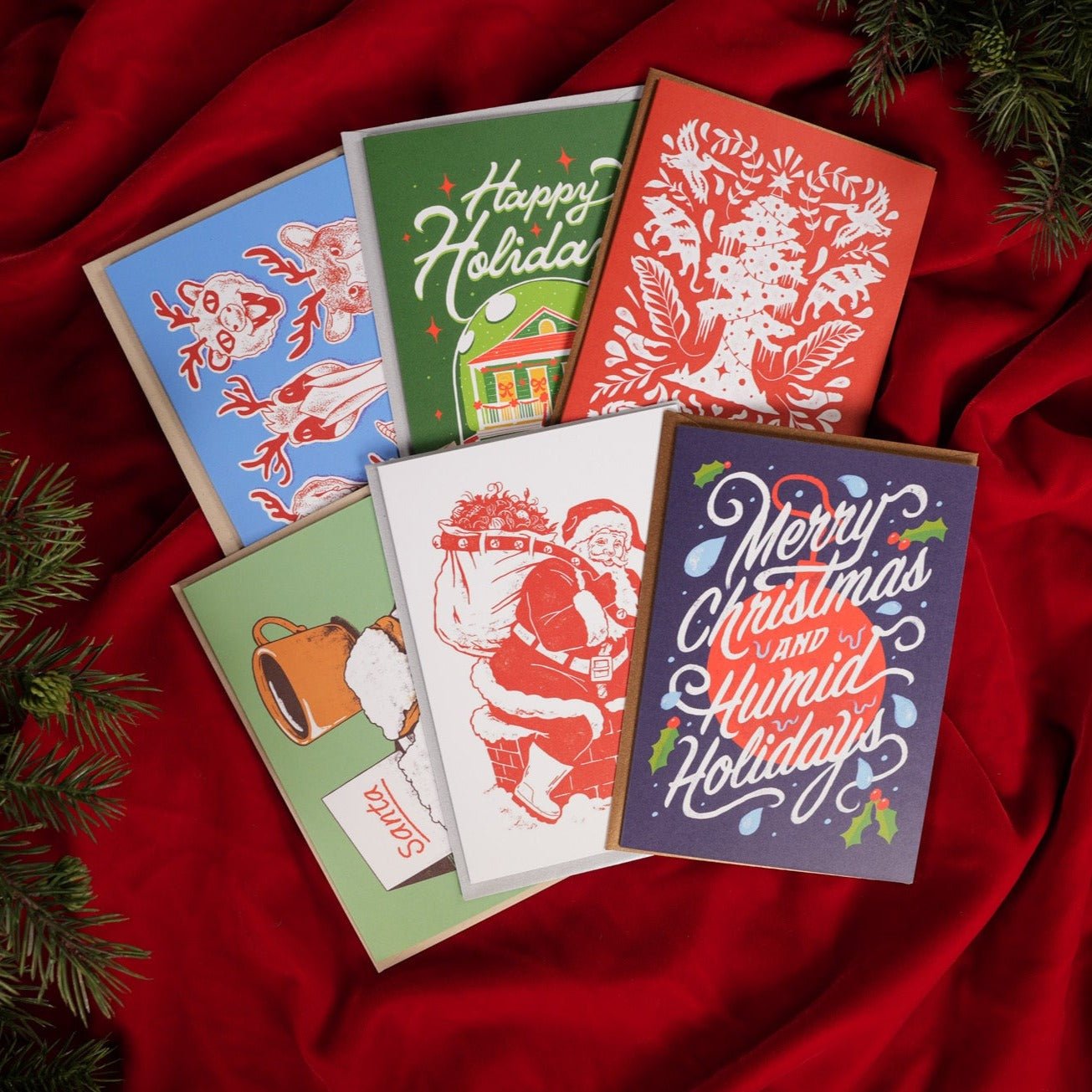 Santa Claws Greeting Card