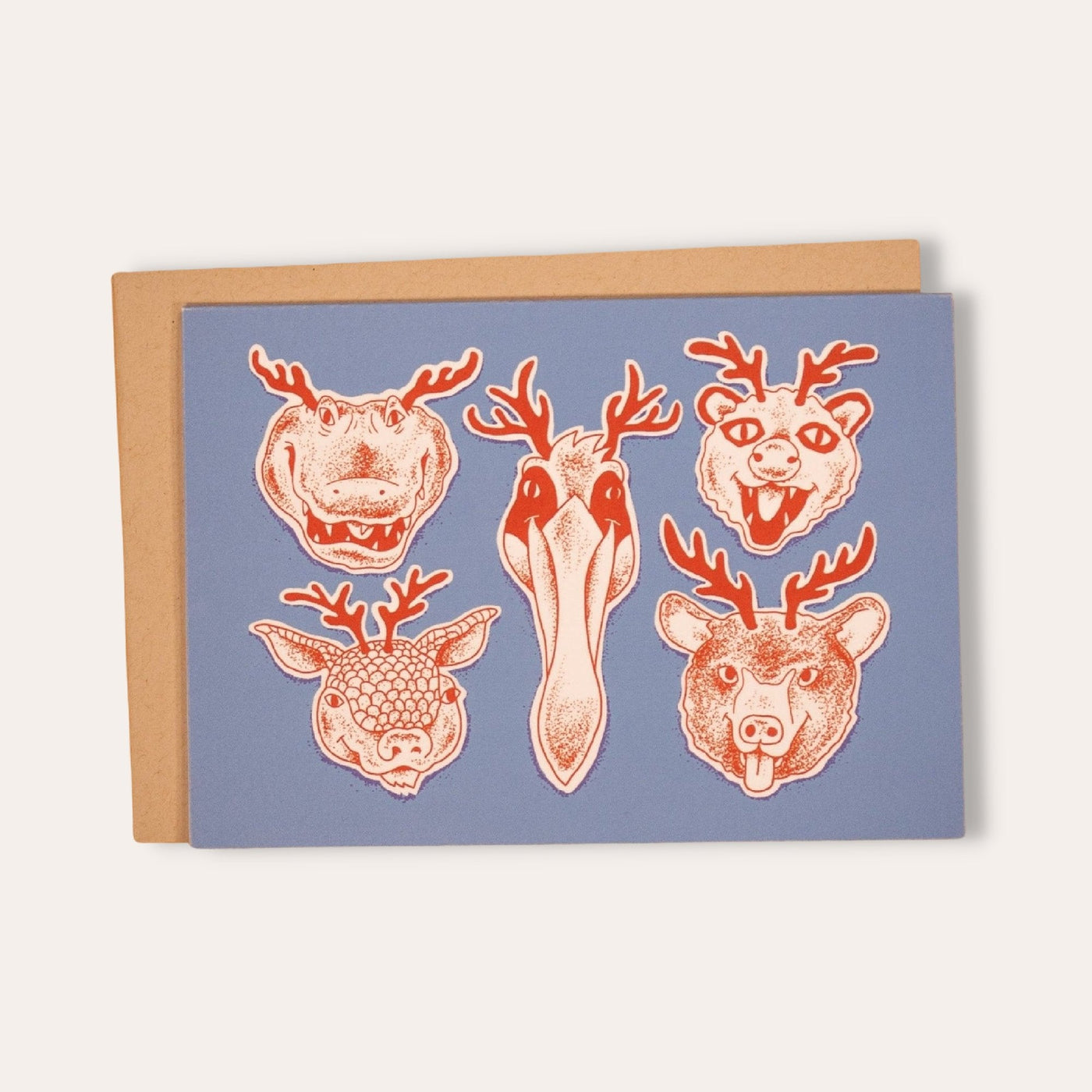 Santa's Critters Greeting Card