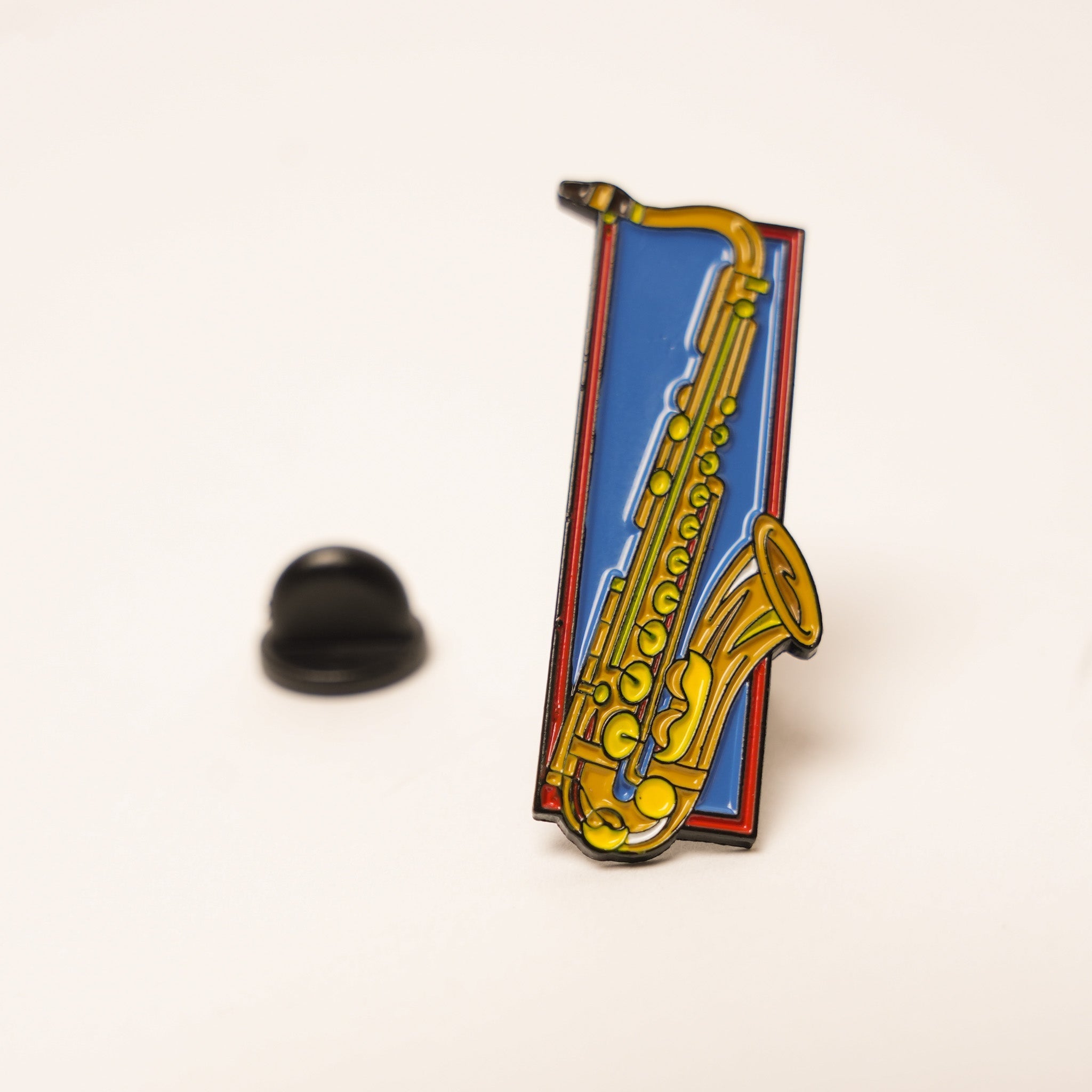 Sax Enamel Pin