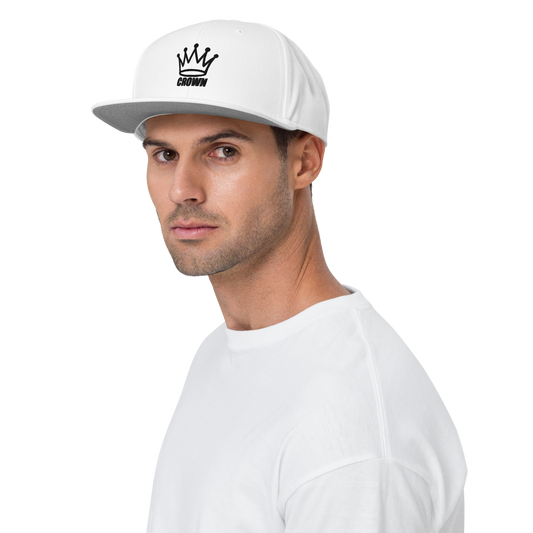 CROWN PICKLEBALL - Corona Snap-back Hat (White)