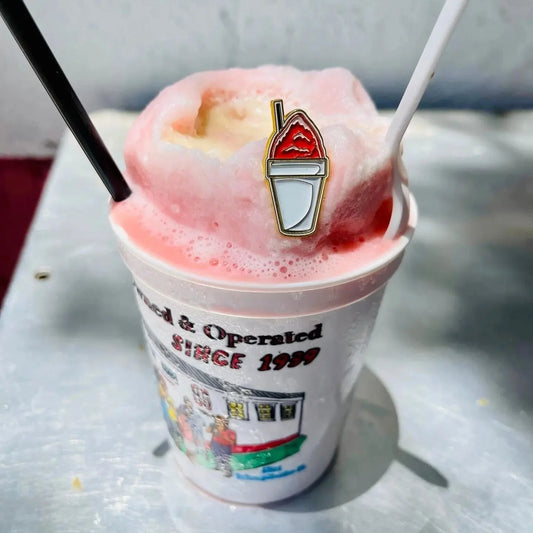 Snoball Enamel Pin