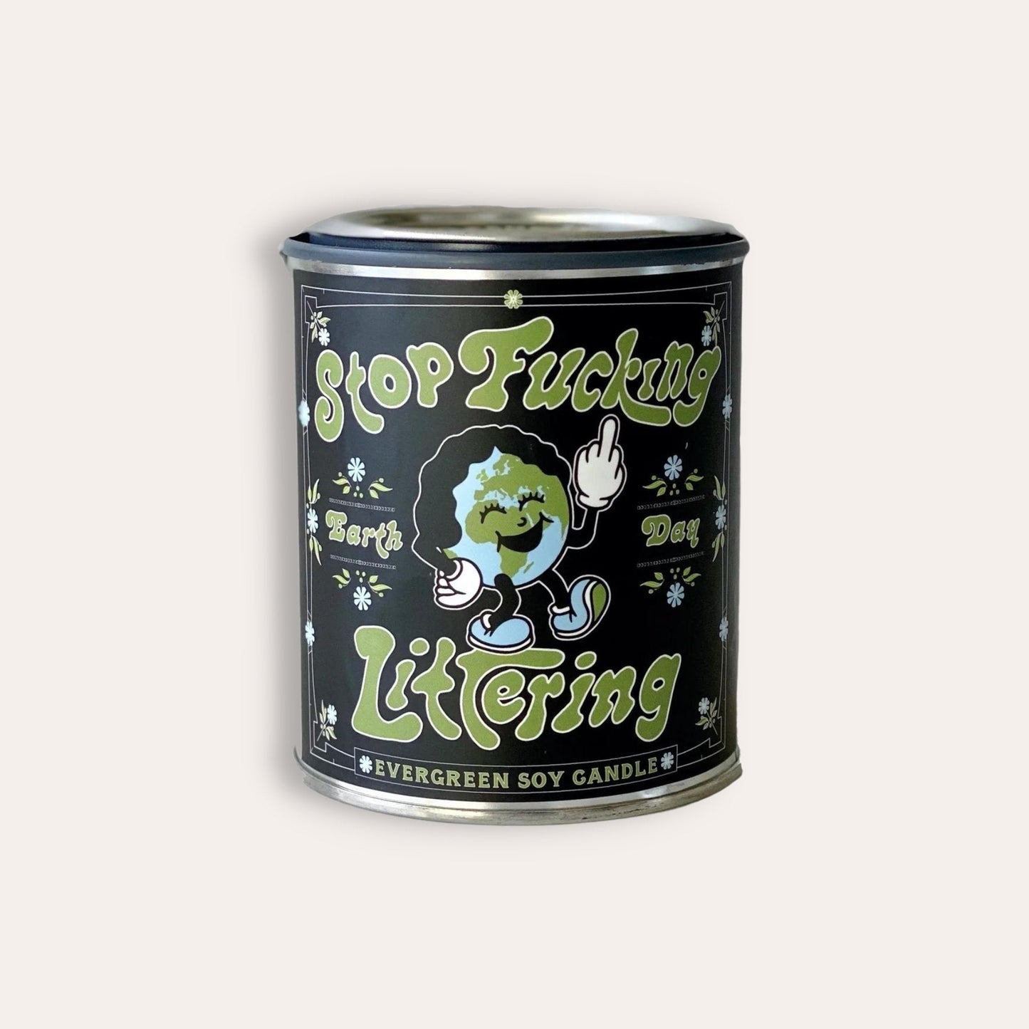 Stop Littering Earth Day Candle by Good & Well Supply Co.