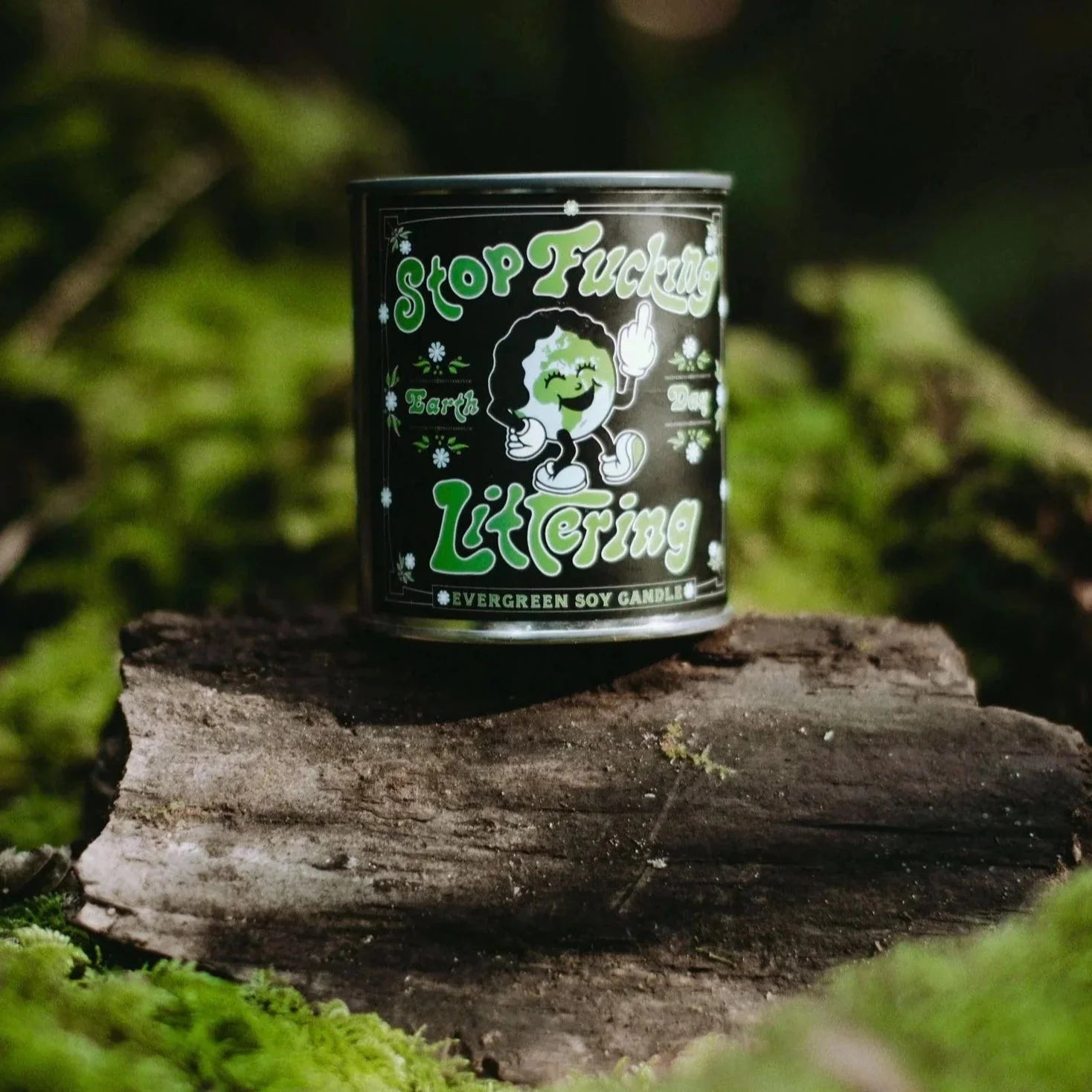 Stop Littering Earth Day Candle by Good & Well Supply Co.