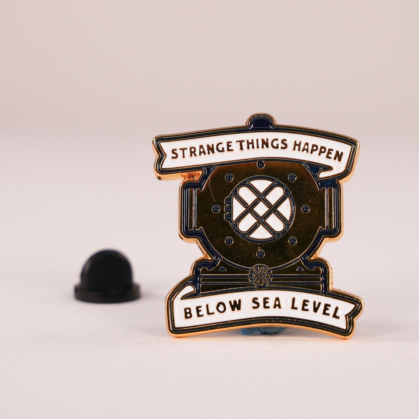 Strange Things Happen Below Sea Level Pin