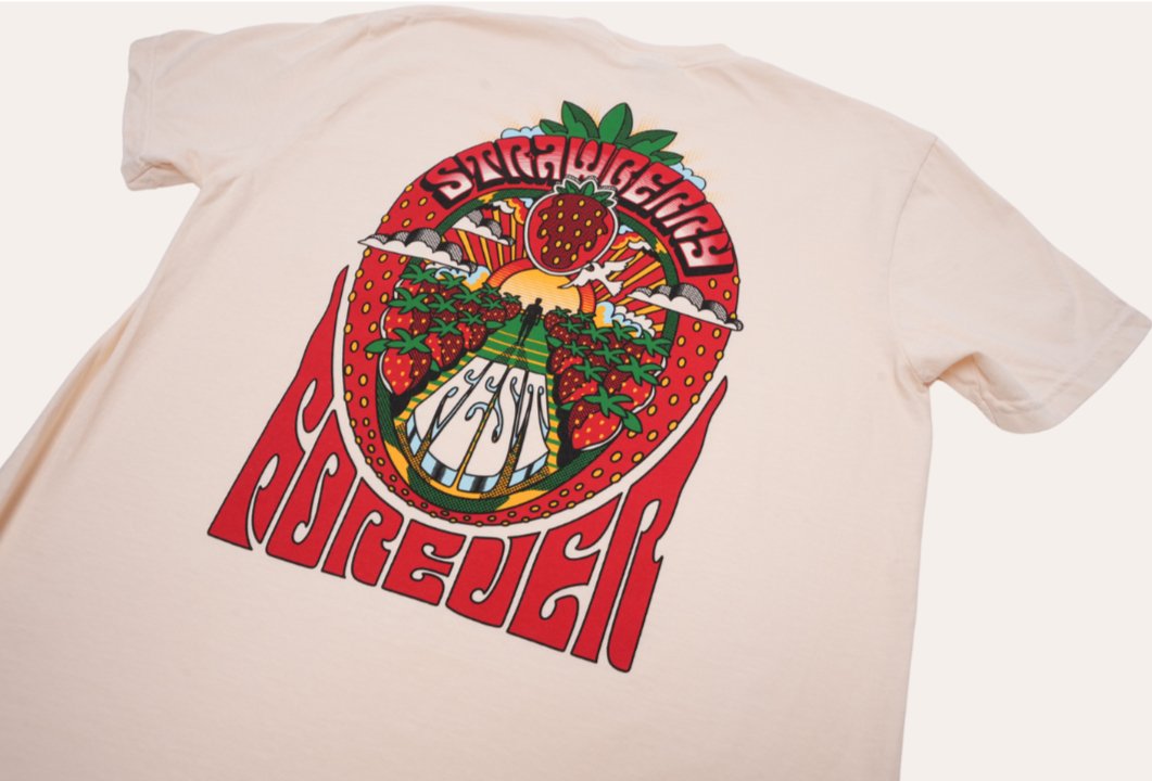 Strawberry Fest Forever Pocket Tee