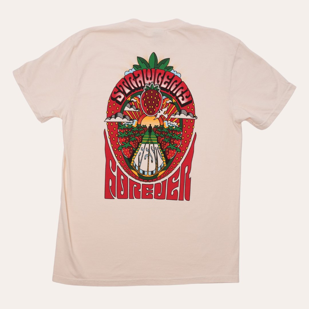 Strawberry Fest Forever Pocket Tee