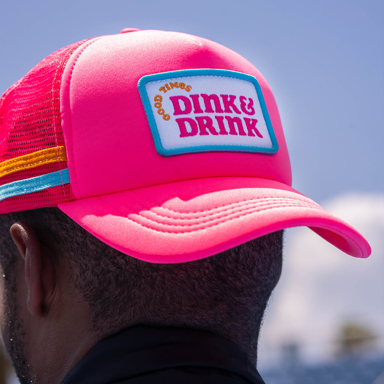 Dink & Drink Pink Foam Snapback Hat