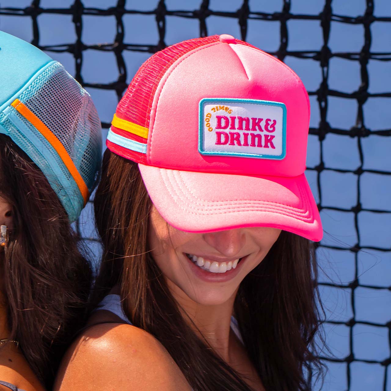 Dink & Drink Pink Foam Snapback Hat