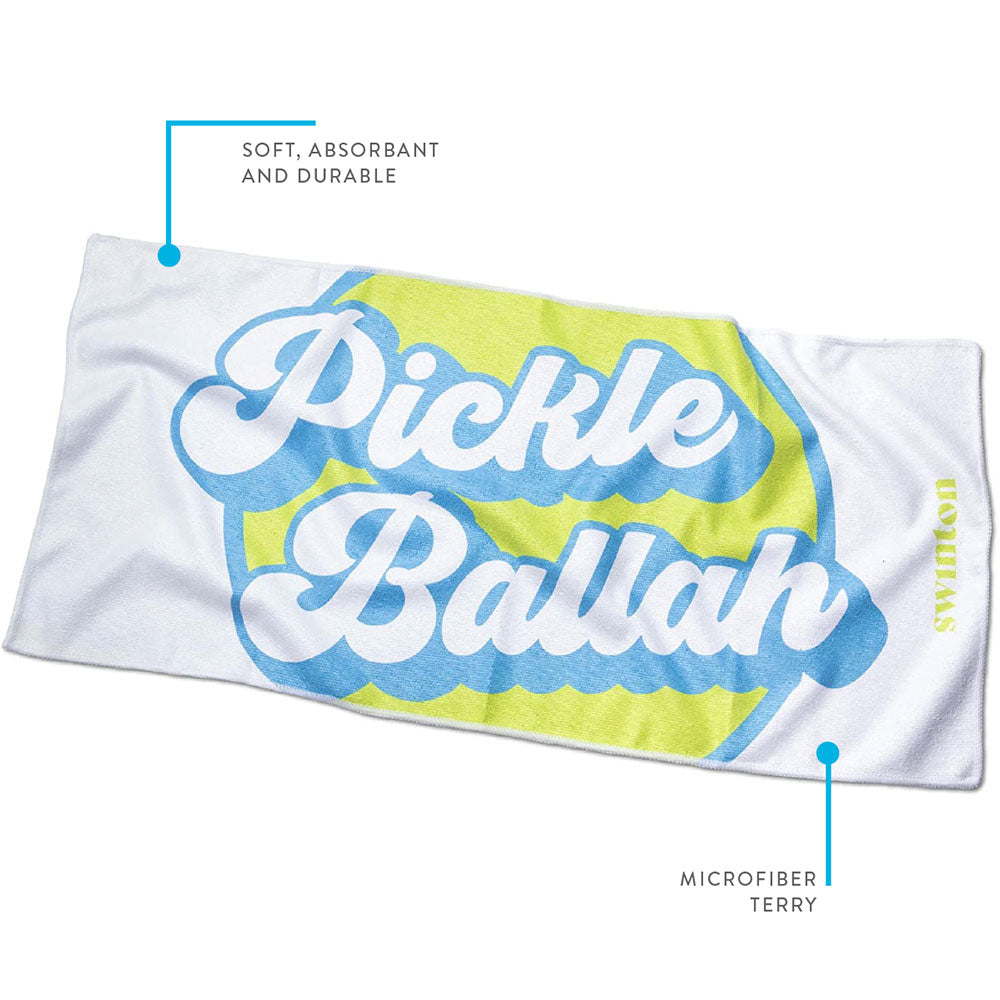 Pickleball Sports Towel White