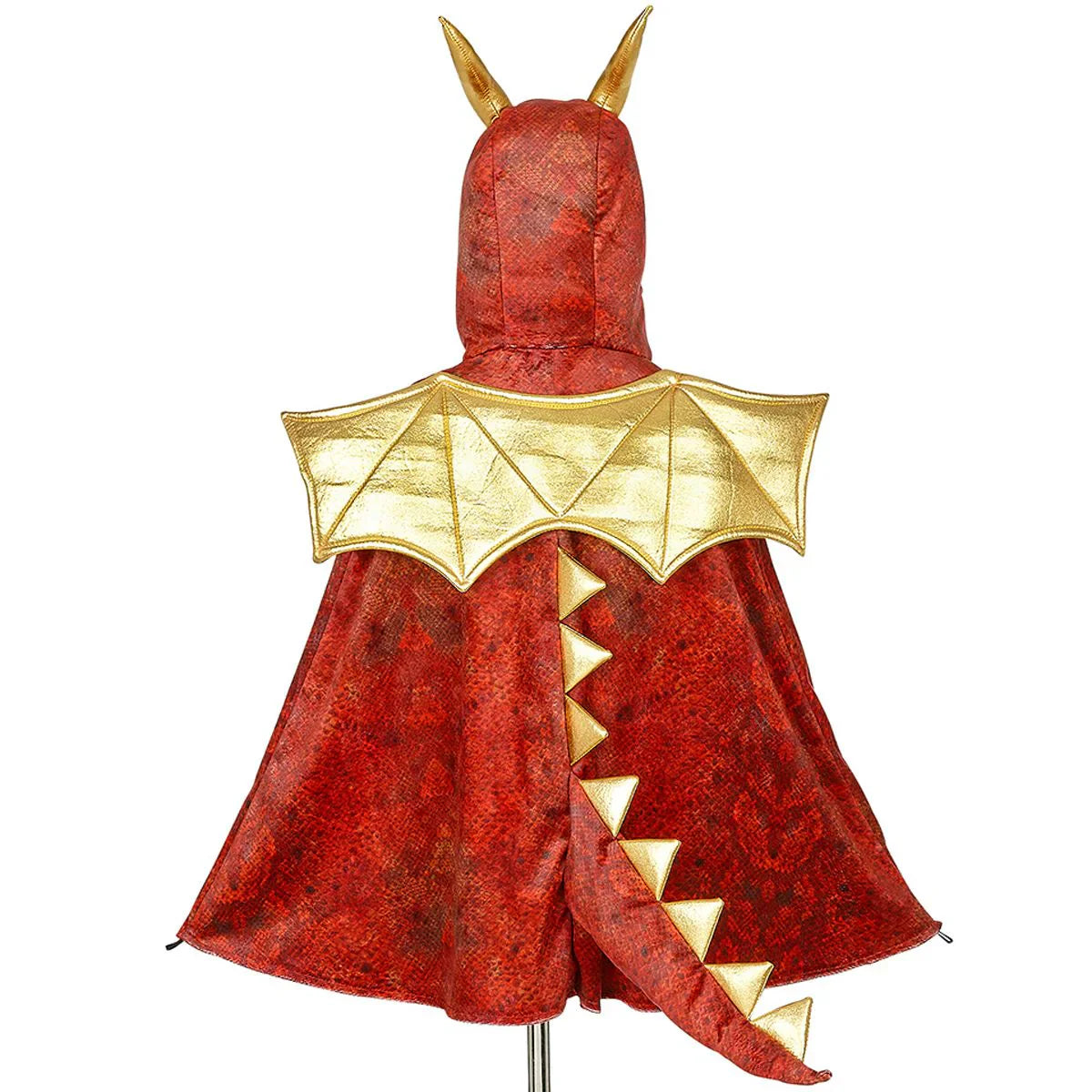Red dragon cape (sz 4-7 yrs)