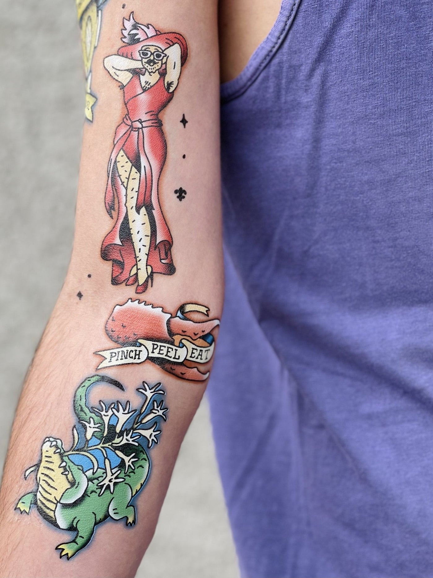Spring/Summer Temporary Tattoo Flash Sheet