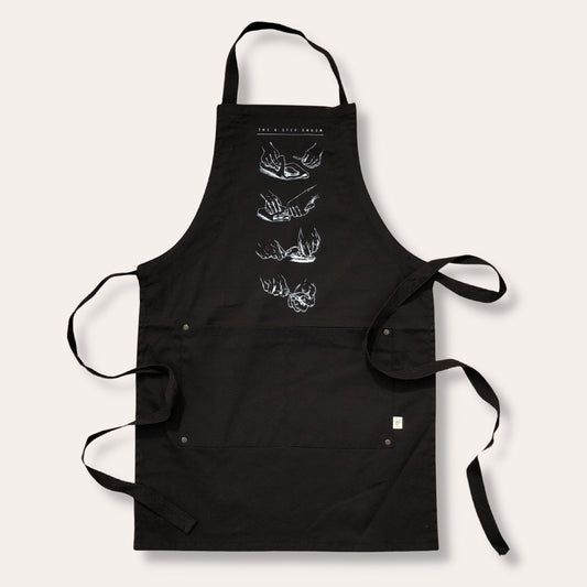 The Four Step Shuck Apron