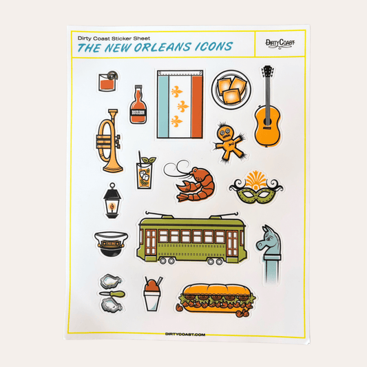 The New Orleans Icon Sticker Sheet