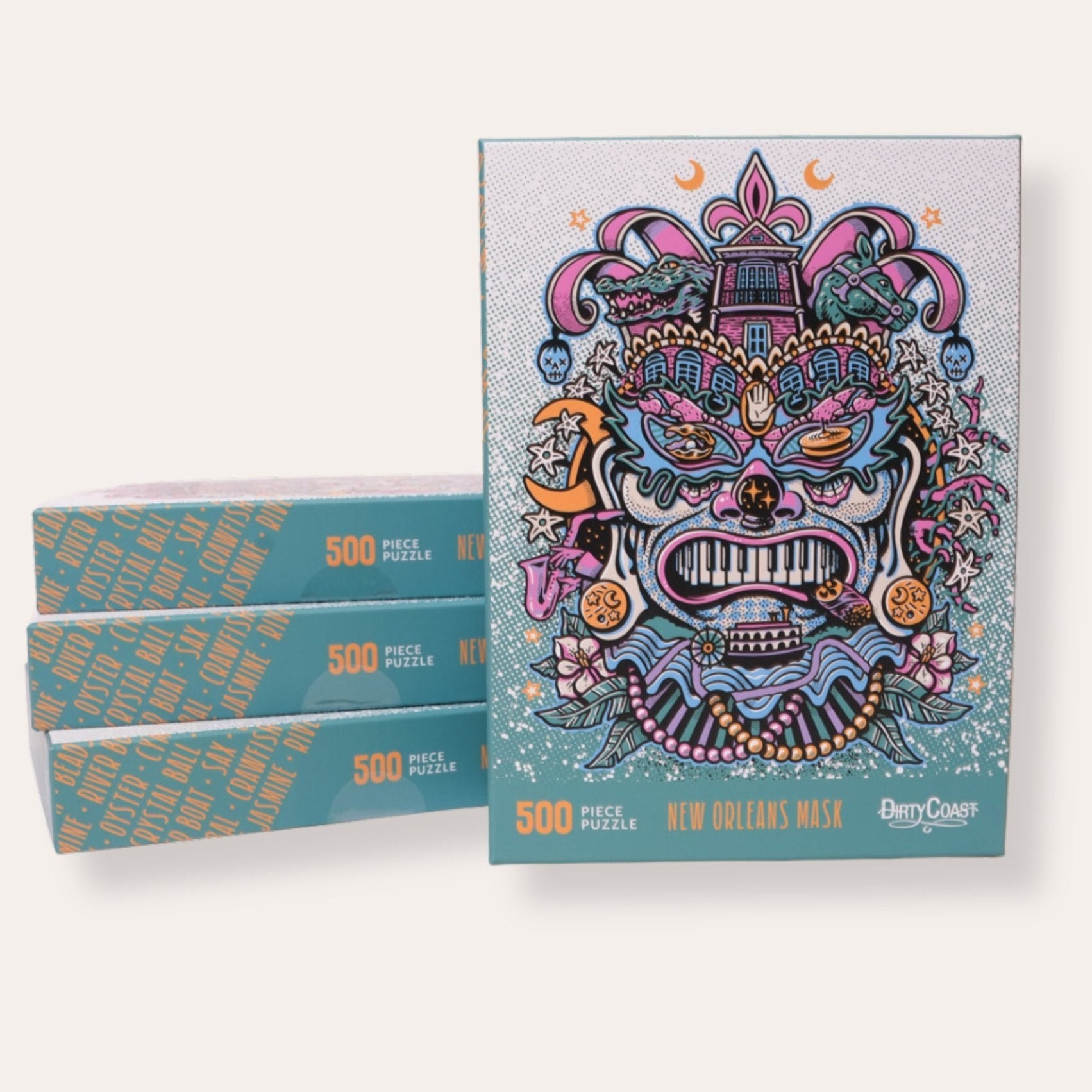 The NOLA Mask 500 Piece Puzzle