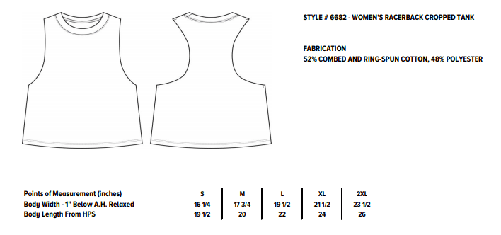 The Stages Cropped Tank