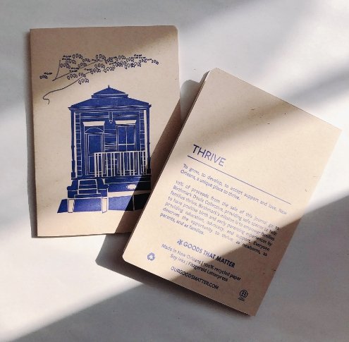 Thrive Notebook by Goods That Matter