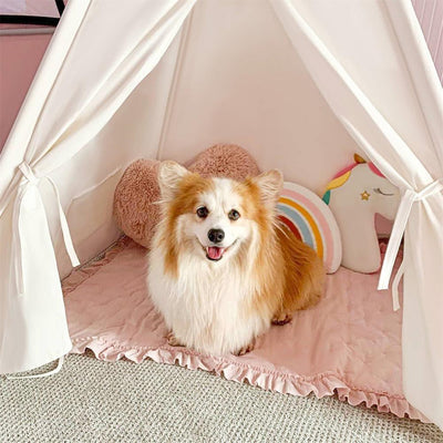 Tiny Land® Teepee for Kids with Mat - Kidtoycart