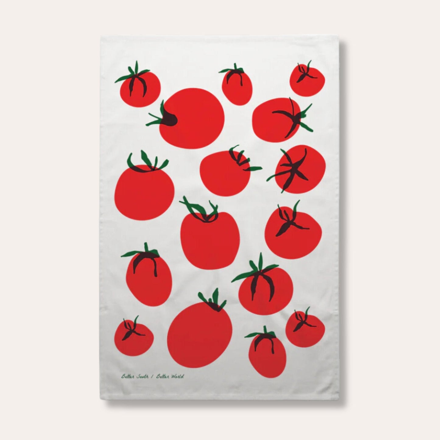 Tomato Party Tea Towel