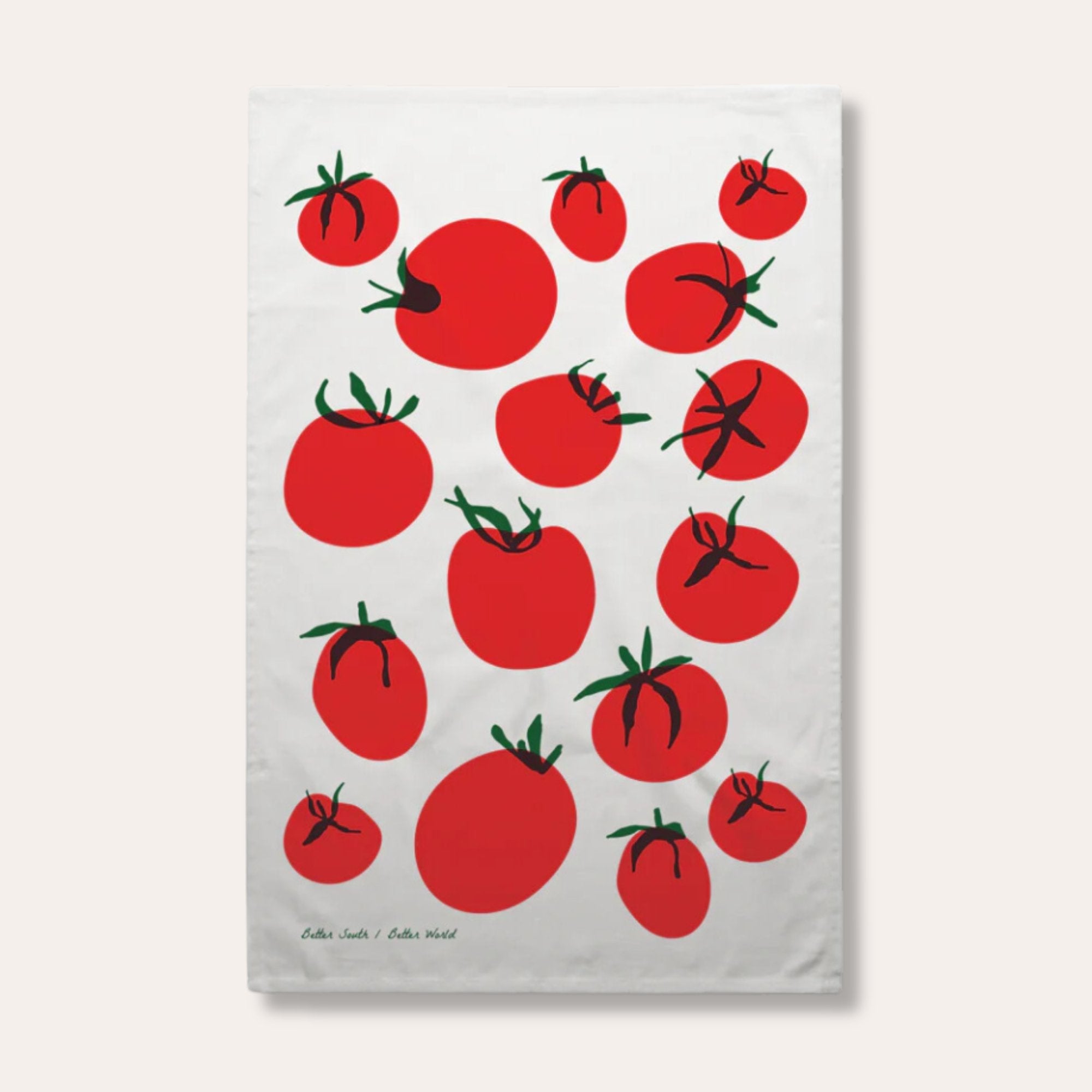 Tomato Party Tea Towel