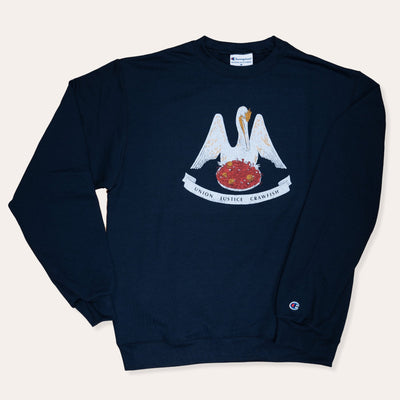 Union, Justice, Crawfish Sweatshirt