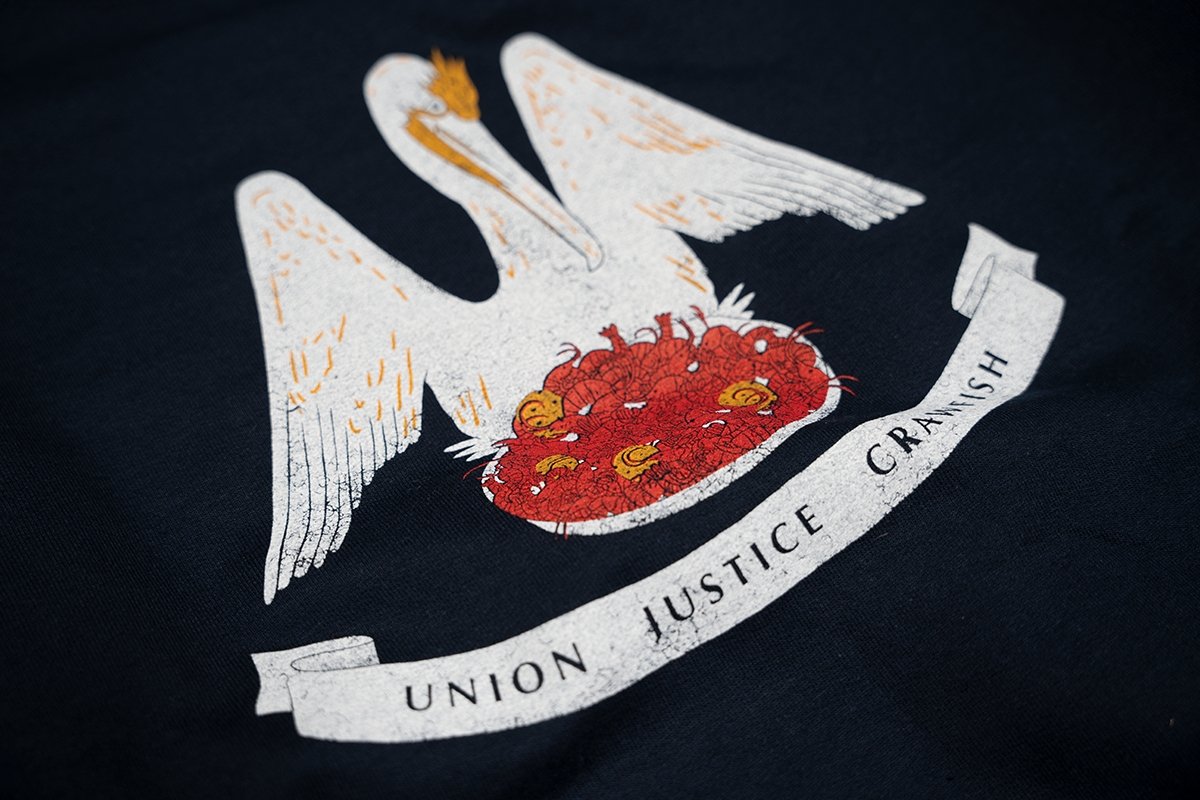Union, Justice, Crawfish Sweatshirt