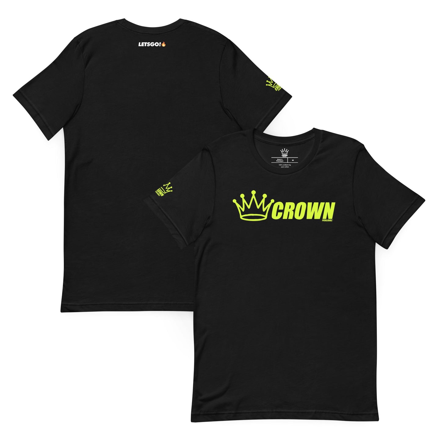 CROWN PICKLEBALL - Logo Shirt (Black)