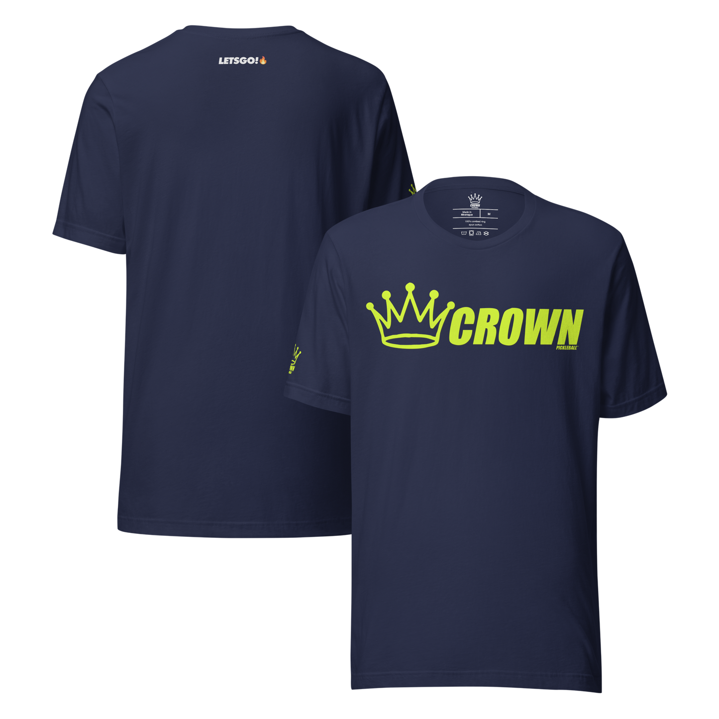 CROWN PICKLEBALL - Logo Shirt (Navy)