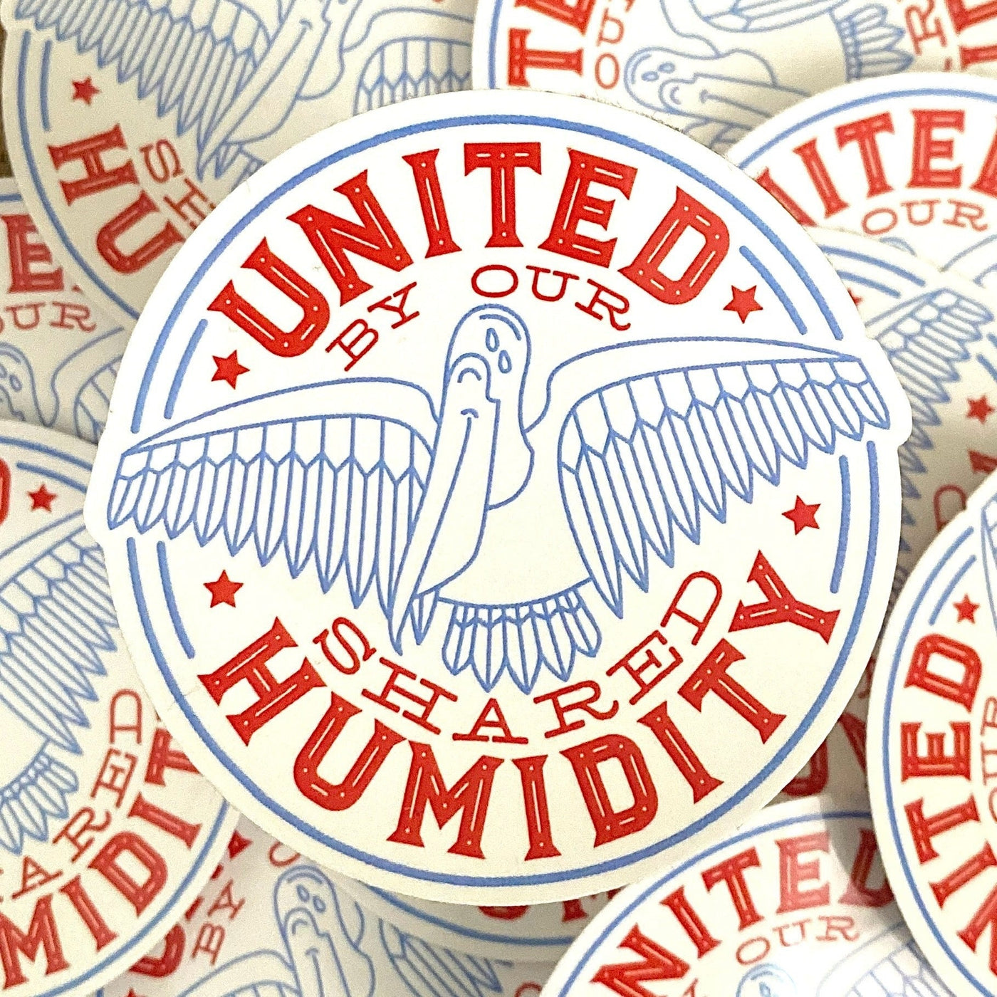 United By Our Shared Humidity Sticker