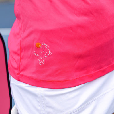 Women's Pickleball Performance Tank Hot Pink